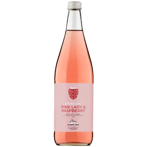 Summer Snow Pink Lady Apple & Raspberry Sparkling Juice 750ml