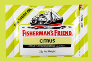 Fishermans Friend Citrus Sugar Free 25g