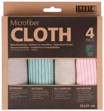 Microfibre Cloths 4 Pk