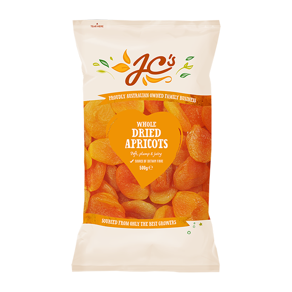 JC's Apricots Dried 200g