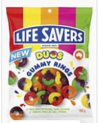 Life Savers Duos Gummy Rings -180g