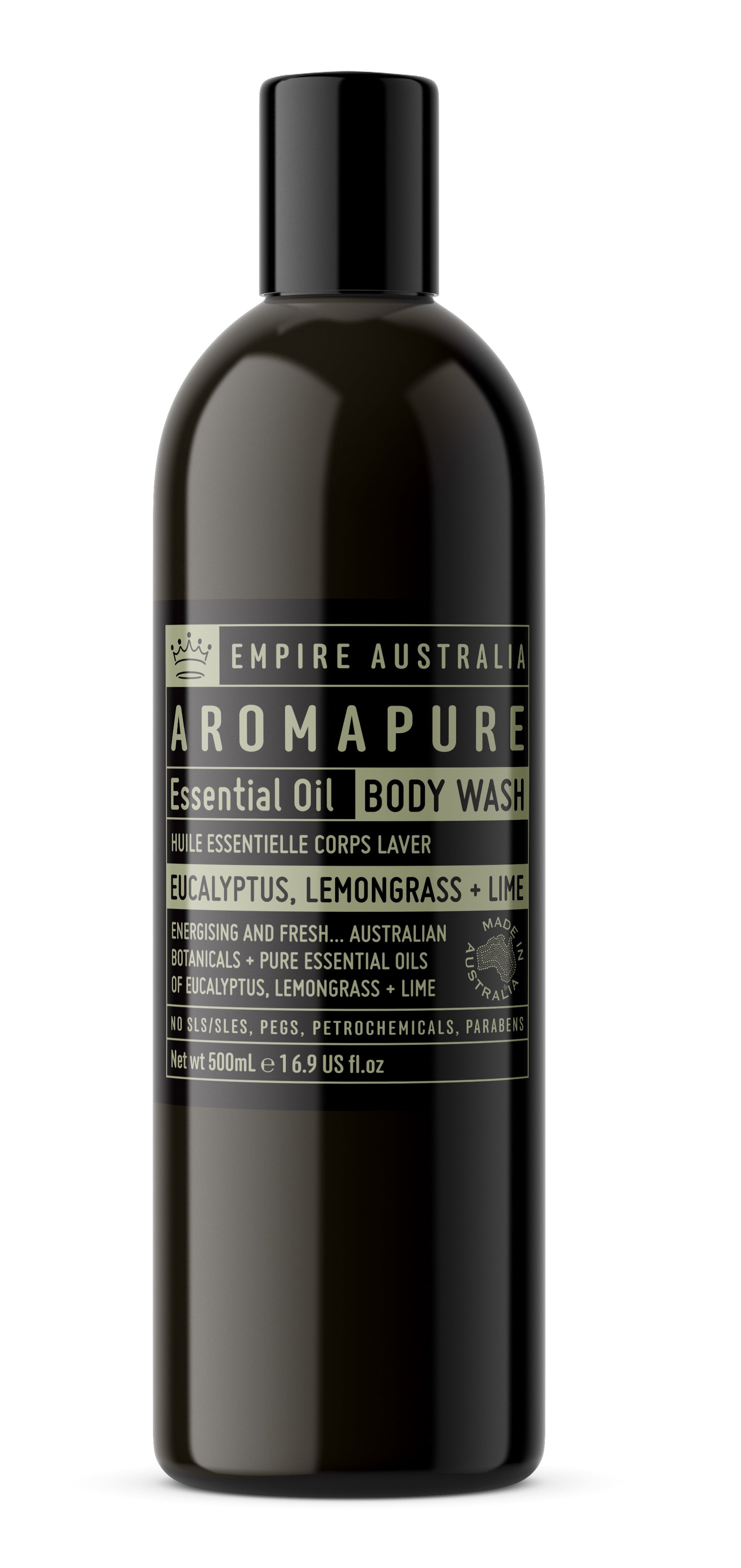 Aromapure Eucalyptus, Lemongrass & Lime Body Wash 500ml