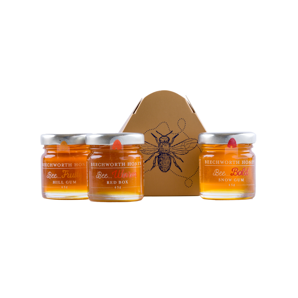 Beechworth Honey LE GOLD Gift Pack 45gx3