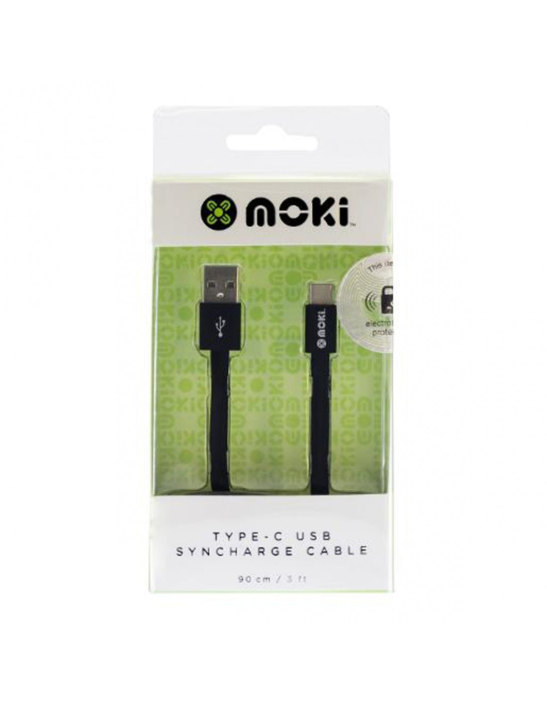 Moki Life Type C To USB Syncharge Cable 90cm