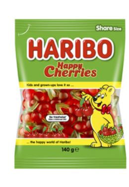 Haribo Happy Cherries 140gm