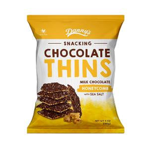 Danny's Milk Choc Thins Honeycomb 140gm