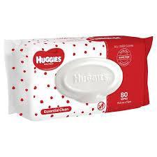 Huggies Essential Baby Wipes 80 Pack