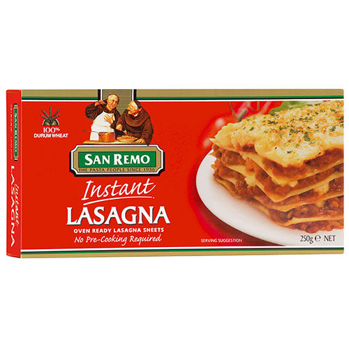 San Remo Instant Lasagna Sheets No.103 250g