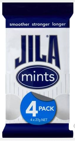 Jila Mints Peppermint 4pk - 108g