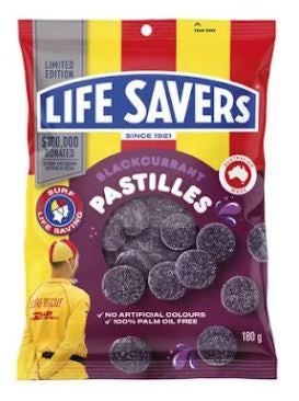 Life Savers Blackcurrant Pastilles - 180g