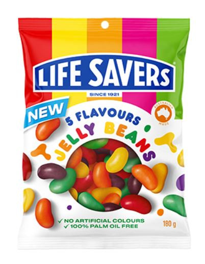 Life Savers Jelly Beans 5 Flavours -180g