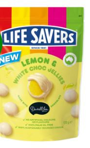 Life Savers Lemon & White Choc Jellies - 120g