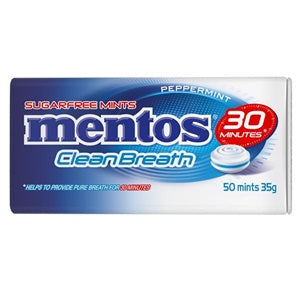 Mentos Clean Breath Peppermint - 35gm