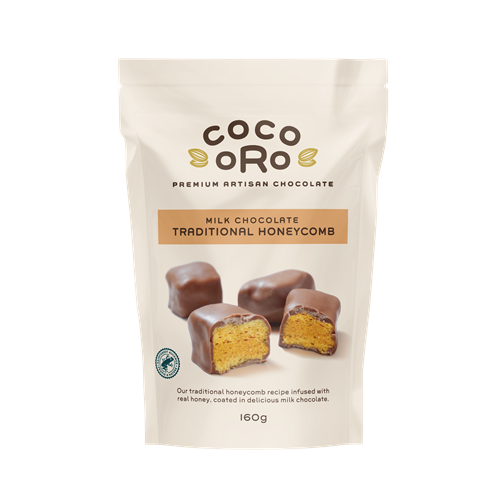 Coco Oro Honeycomb Milk Chocolate Honey - 160gm