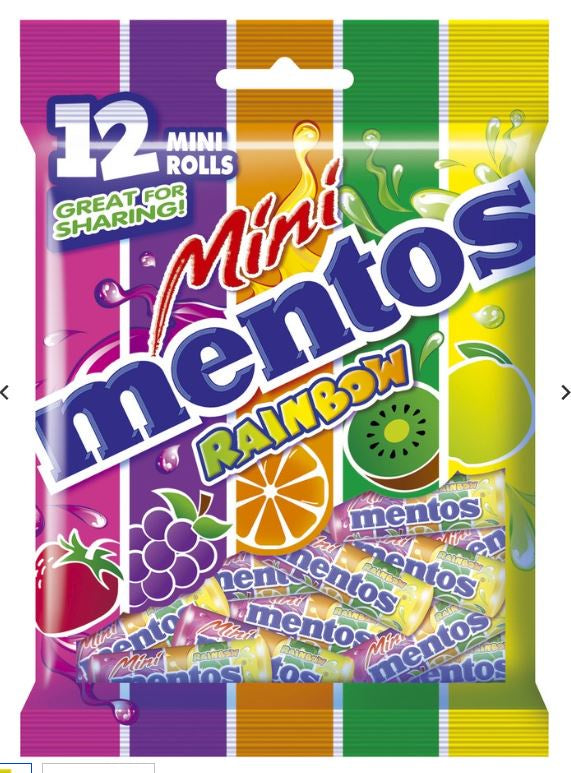 Mentos Mini Rainbow Bag -120gm