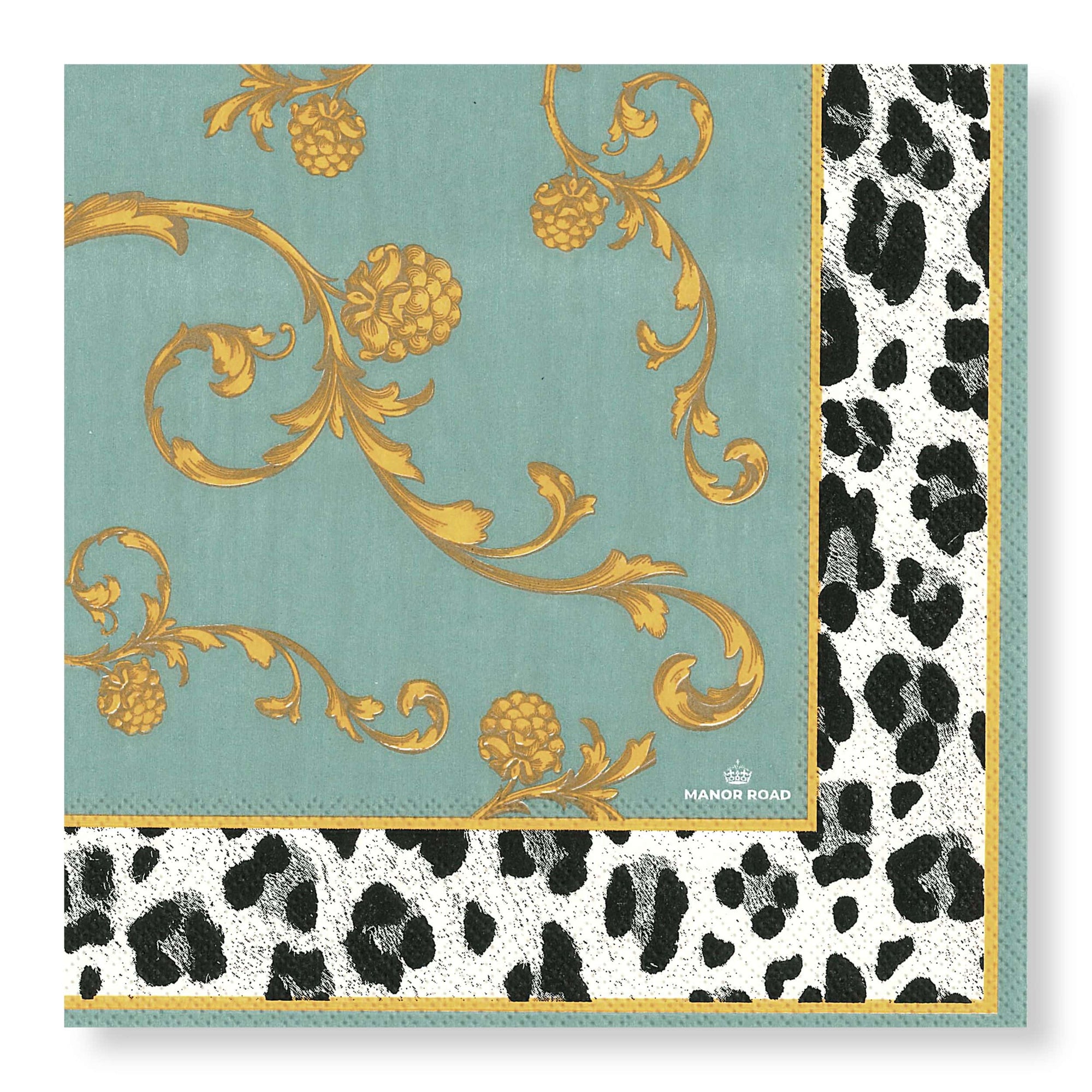 Victorian Leopard Napkin - Luncheon