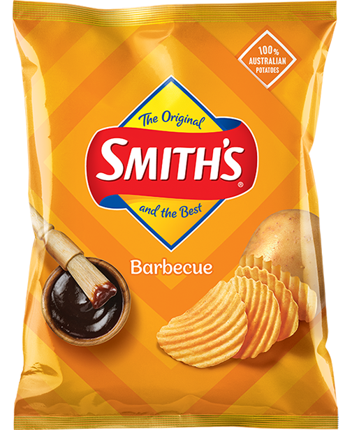 Smiths Crinkle Cut Potato Chips BBQ 170g