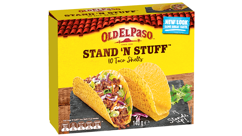 Old El Paso Stand 'N Stuff Taco Shells 10pk