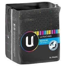 U By Kotex Ultra Thin Regular Wing 14