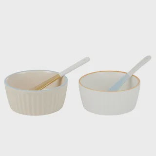 Viva Bowl with Spreader 12x5cm asst.