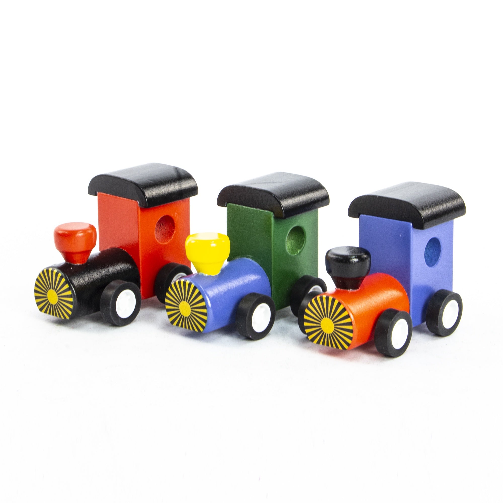 Wooden mini trains