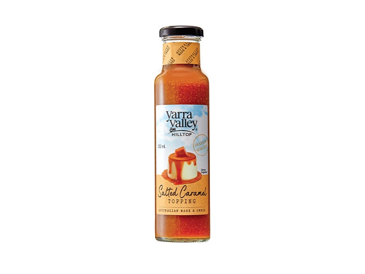 Yarra Valley Hilltop Salted Caramel Topping 250ml