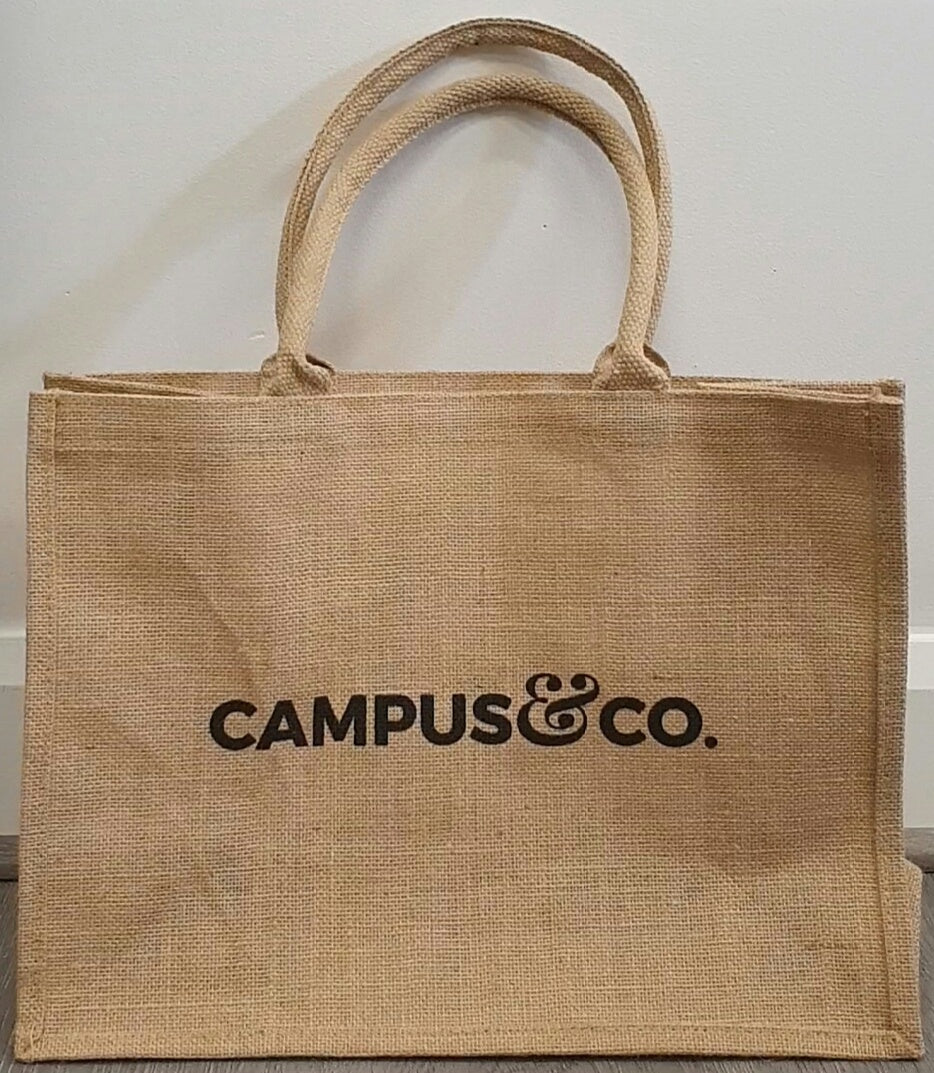 Campus & Co Jute Large Carry Bag Natural