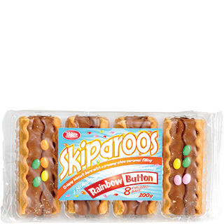 Bakers Collection Skiparoos Rainbow Button 8pk 200g