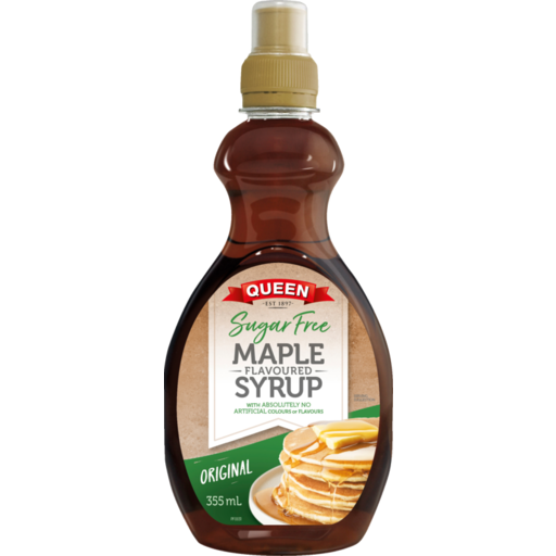 Queen Maple Flavoured Syrup Sugar Free 390ml