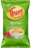 Thins Light & Tangy Chips 175g