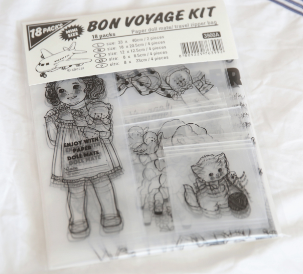 Paper doll mate travel clipseal pack