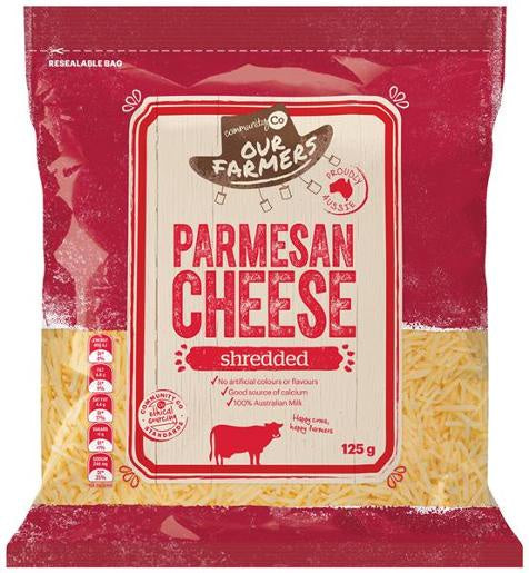 Community Co Parmesan Cheese Shredded 125g