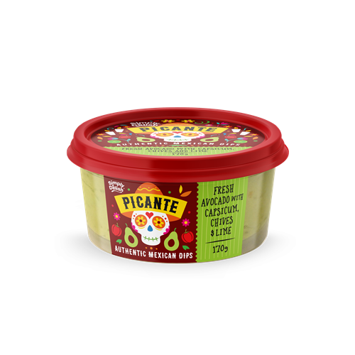 Picante Mexican Dip Fresh Avocado & Capsicum 170g