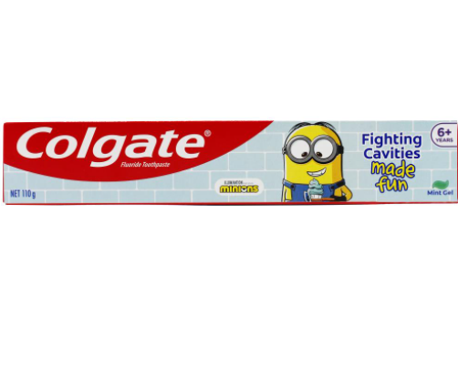 Colgate Toothpaste Minions Fighting Cavities Mint Gel 6+ 90g