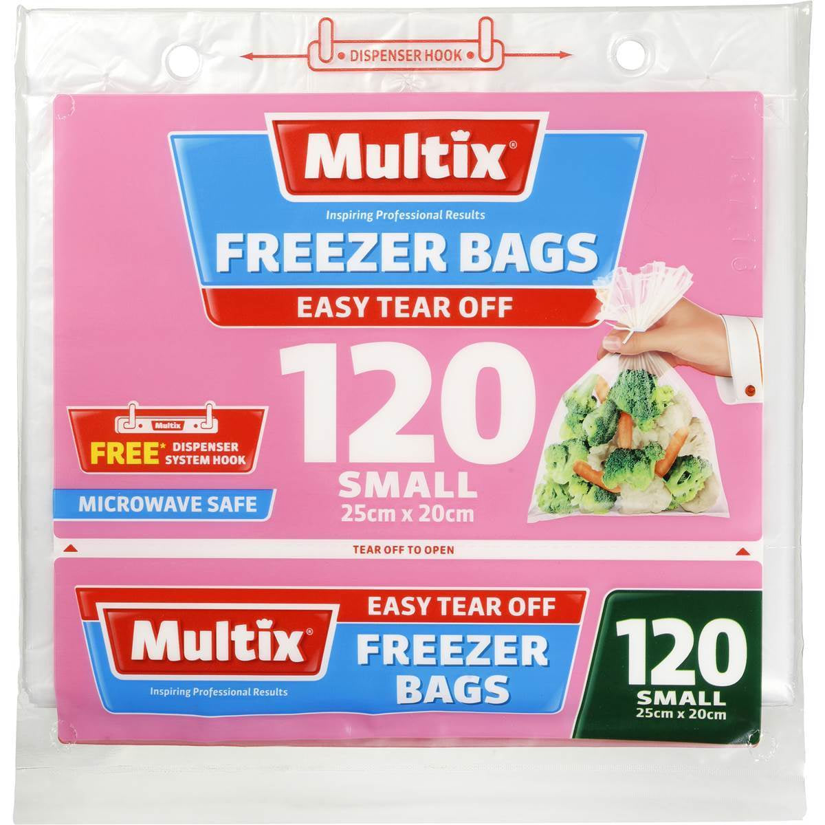 Multix Freezer Bags Tear Off Small 120