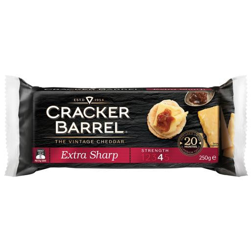 Cracker Barrel Extra Sharp Vintage Cheese 250g