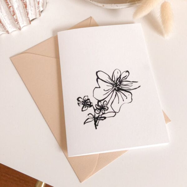 Wildfire Co. Design Anemone Card