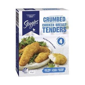 Steggles Chicken Breast Crumbed Tenders 400g