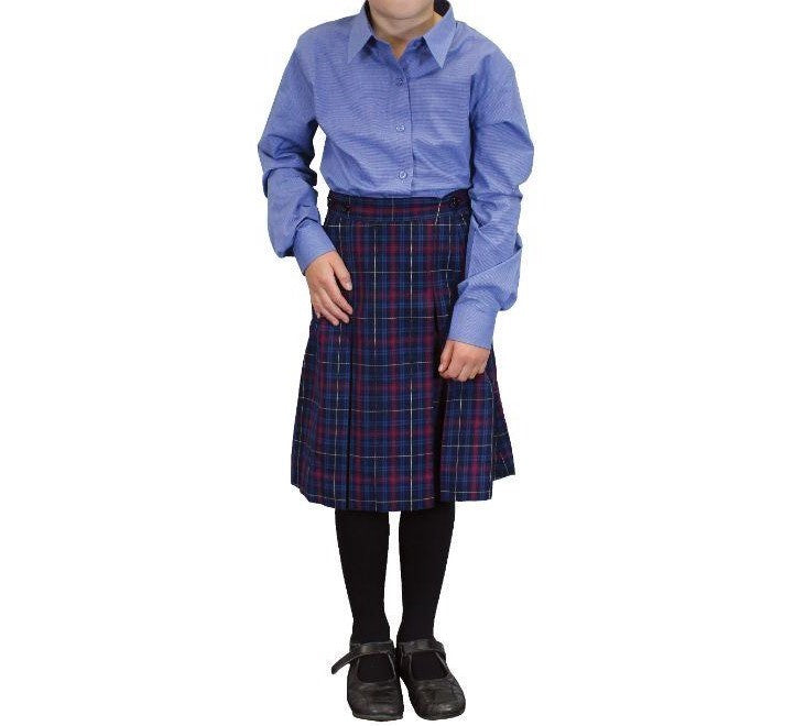 Pleated Skirt Tartan Junior Size 12