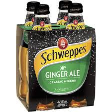 Schweppes Dry Ginger Ale 300ml x 4