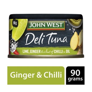 John West Lime Ginger & A Hint Of Chilli In Oil Deli Tuna 90g