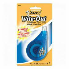 Bic Wite Out Correction Tape