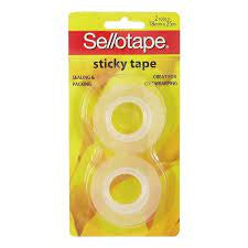 Sellotape Stick Tape Refills 18mm x 25m 2pk