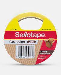 Sellotape Packaging Tape Clear 48mm x 50m