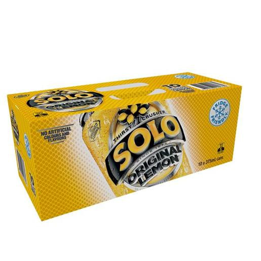 Solo Lemon Cans 375ml x 10pk