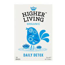 Higher Living Daily Detox Tea Bags 15pk