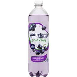 Waterfords Blackcurrant Sparkling Mineral Water 1L