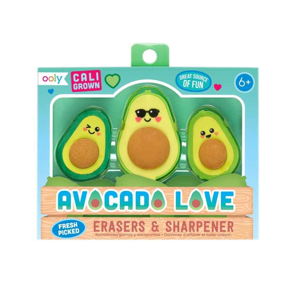 Ooly avocado love eraser