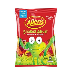 Allens Share Bag Snakes Alive 200g