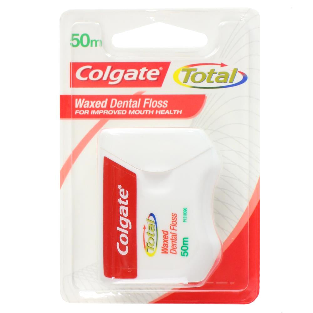 Colgate Waxed Dental Floss 50m